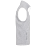 Bodywarmer van microfleece heren Ash Heather 4XL