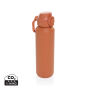 Via RCS Re-steel lockable sport bottle 600ML, oranje