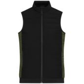 black/olive-melange