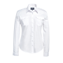 Dames pilotenblouse met lange mouwen White 8 UK