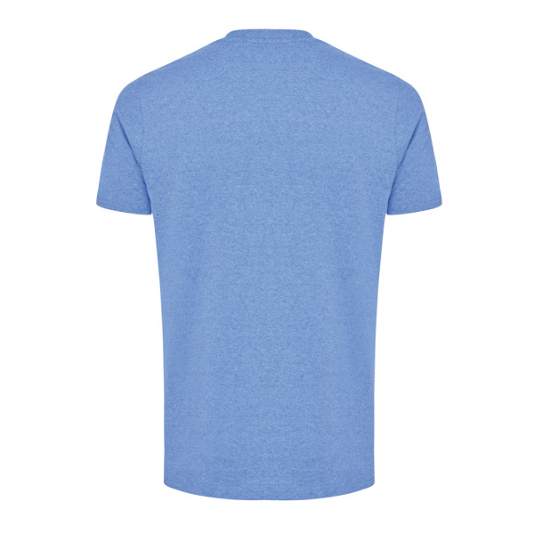 Iqoniq Manuel gerecycled katoen t-shirt ongeverfd, ongeverfd blauw