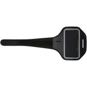 Haile reflecterende smartphone-armband met transparante hoes - Zwart