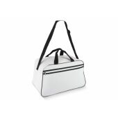 600D gerecycled PET sport- en reistas 48 x 25 x 28 cm 30 L - Wit / Zwart