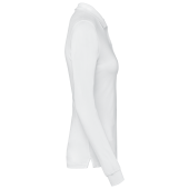 Bio180 piqué damespolo lange mouwen White XS