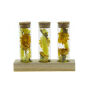 Dried Flowers - Trio tube & wood, Geel