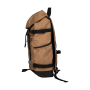 Ecologische uniseks rugzak Dark camel / Black One Size Ecologische uniseks rugzak Dark camel / Black One Size