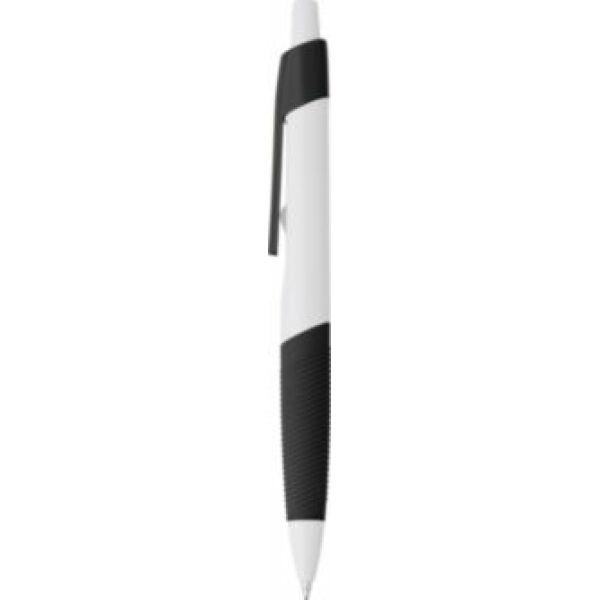 Kunststof balpen met rubberen grip Devon