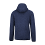 Heather herenvest met capuchon Navy Melange S