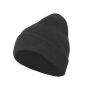 HEAVY KNIT BEANIE, CHARCOAL, One size, BUILD YOUR BRAND