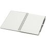 Slate A5 reusable hard cover notebook and pen set (black ink) - Grey