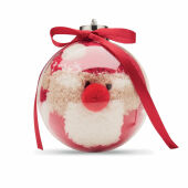 SNUG M - Kerstman sokken balornament - Rood