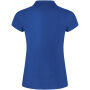 Star damespolo met korte mouwen - Koningsblauw - 3XL