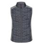 Ladies' Knitted Hybrid Vest light melange/anthracite melange XXL