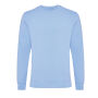 IQONIQ Zion gerecycled katoen sweater, sky blue (M)