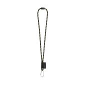 75091. SET Lanyard NAUTIC Lang (Ø 7 mm) met 55 mm D-vormige karabijnhaak en Ø 7 mm veiligheidssluiting