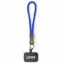 Sleutelhanger & telefoonhouder met koord met leren uiteinde Sleutelhanger & telefoonhouder met koord met leren uiteinde