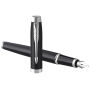 Parker IM fountain pen (blue ink) - Matt black