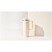 Stanley Quencher® H2.0 FlowState™ 890 ml gerecyclede, roestvrijstalen, geïsoleerde beker - Crème