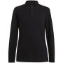 Frederick Long Sleeve Polo Shirt, Black, S, Brook Taverner