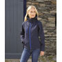 Core Ladies Tx Performance Hooded Soft Shell Jacket Black / Grey S