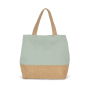 Shopper van jute- & katoencanvas Sage / Natural One Size