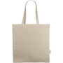 Odessa 220 g/m² GRS gerecyclede totebag 13L - Natuur