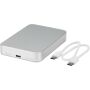 Avis 10.000 mAh RCS powerbank van gerecycled aluminium met magnetische aansluiting - Zilver