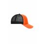 5 Panel Retro Mesh Cap orange/black one size