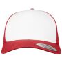 RETRO TRUCKER COLORED FRONT, RED / WHITE / RED, One size, FLEXFIT