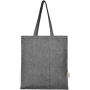 Pheebs 150 g/m² Aware™ gerecyclede draagtas - Gemêleerd zwart