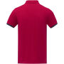 Morgan duotone herenpolo met korte mouwen - Rood - XS