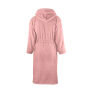 Bathrobe Hooded - Salmon