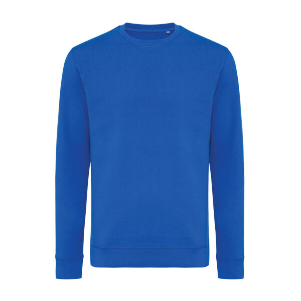 Iqoniq Zion gerecycled katoen sweater, royal blue (S)
