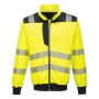 PW3 Hi-Vis sweatshirt met rits yellow/black S PW3 Hi-Vis sweatshirt met rits yellow/black S
