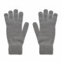 HANDNIT - Gebreide handschoenen van RPET - Steengrijs