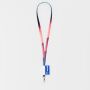 Ronde polyester sublimatie lanyard met full color label