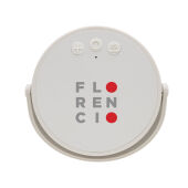 Aurora RCS gerecyclede plastic USB-oplaadbare tafellamp, grijs