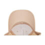 5-Panel Premium Curved Visor Snapback Cap - White - One Size