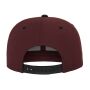 CLASSIC SNAPBACK 2-TONE, MAROON / BLACK, One size, FLEXFIT