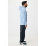 IQONIQ Yengo recycled katoen hoodie met steekzakken, sky blue (L)