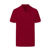 Cotton Polo Men - Burgundy - S