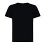 Iqoniq Koli kids lichtgewicht gerecycled katoen t-shirt, zwart (9-10 y)