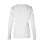 Interlock T-shirt | lange mouw | dames - Wit, M