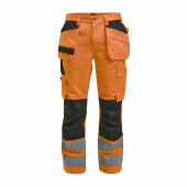 2377 Hi-vis trousers hp oranje/zwart D120