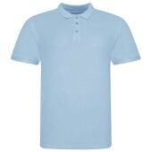 AWDis The 100 Cotton Piqué Polo Shirt, Sky Blue, 3XL, Just Polos
