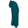 Ecologisch uniseks sweatvest met capuchon Peacock Green 4XL