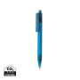 GRS RPET X8 transparante pen, blauw