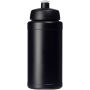 Baseline gerecyclede sportfles van 500 ml - Zwart/Zwart