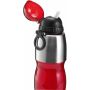 PS en RVS fles Emberly zwart