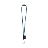 75091. SET Lanyard NAUTIC Lang (Ø 7 mm) met 55 mm D-vormige karabijnhaak en Ø 7 mm veiligheidssluiting